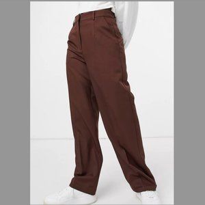 Chocolate Brown Wide Leg Trousers